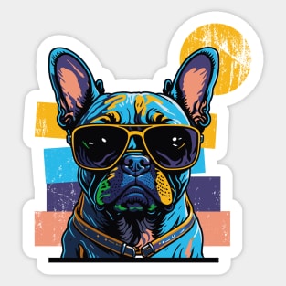 Fashionable Frenchie Sticker